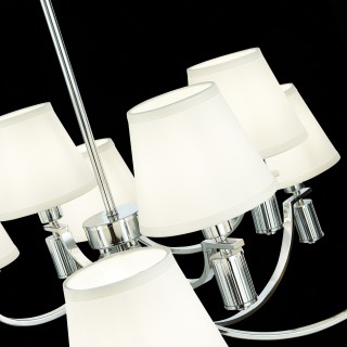 SLE111303-12 Люстра подвесная Хром/Белый E14 12*40W MONZA-foto6