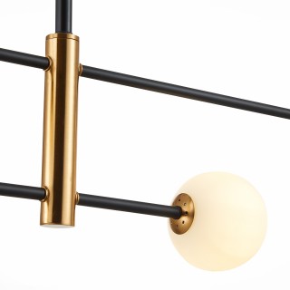 SLE220103-04 Светильник подвесной Черный, Бронза/Белый G9 4*5W ARCOLA-foto3