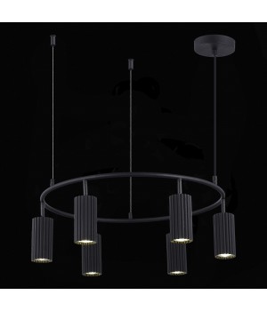 SL1213.403.06 Светильник подвесной ST-Luce Черный/Черный GU10 6*5W 4000K KENDO-foto6