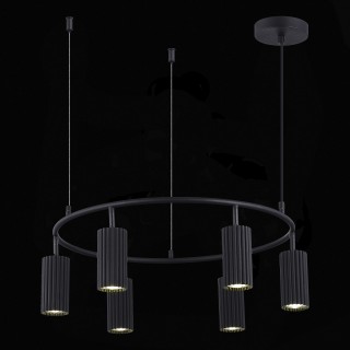 SL1213.403.06 Светильник подвесной ST-Luce Черный/Черный GU10 6*5W 4000K KENDO-foto6