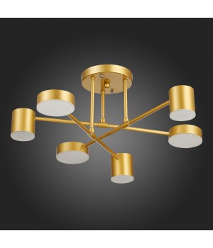 SLE201022-06 Светильник потолочный Золотистый/Золотистый LED 6*7W 4000K NOBEL-foto3