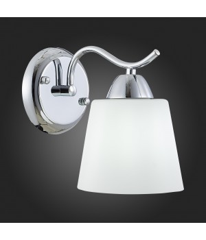 SLE103901-01 Бра Хром/Белый E27 1*60W LIADA-foto5