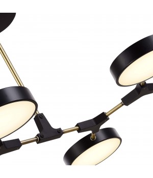 SLE6004-402-06 Светильник потолочный Черный/Черный LED 6*10W MONTA-foto5