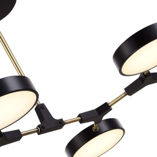 SLE6004-402-06 Светильник потолочный Черный/Черный LED 6*10W MONTA-foto5