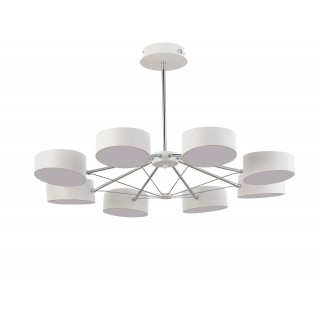 SLE6005-502-08 Светильник потолочный Белый/Белый LED 8*10W VALLE-foto4