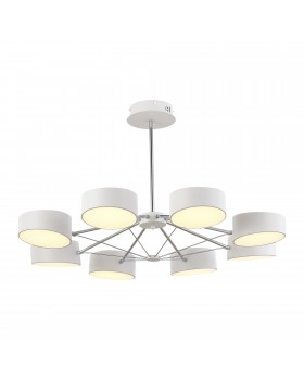 SLE6005-502-08 Светильник потолочный Белый/Белый LED 8*10W VALLE-foto2