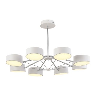 SLE6005-502-08 Светильник потолочный Белый/Белый LED 8*10W VALLE-foto2