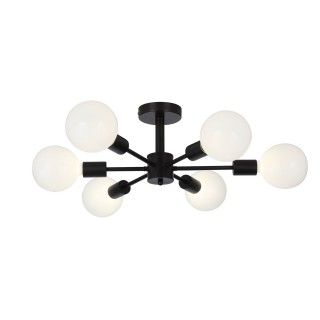 SL419.402.06 Люстра потолочная Черный E27 6*60W ANO-foto2