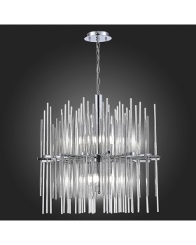 SL1628.103.08 Люстра подвесная ST-Luce Хром/Прозрачный, Хром E14 8*40W TERAMO-foto5