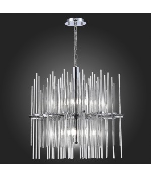 SL1628.103.08 Люстра подвесная ST-Luce Хром/Прозрачный, Хром E14 8*40W TERAMO-foto5