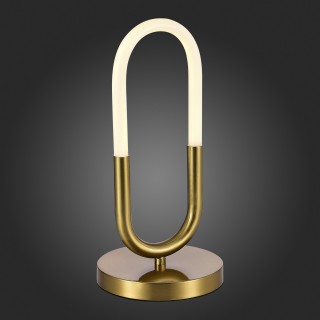 SL1579.304.01 Светильник настольный ST-Luce Золотистый/Белый LED 1*10W 3000K MOFISTO-foto4