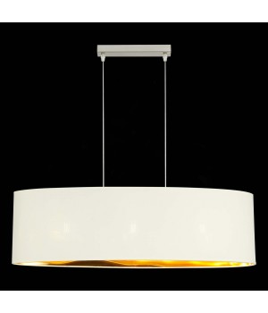 SLE300563-03 Светильник подвесной Никель/Золотистый, Светло-бежевый E27 3*40W BRESCIA-foto5