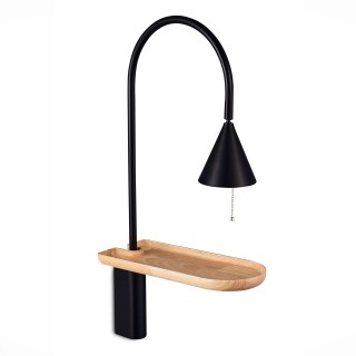 SL1802.401.01 Бра ST-Luce Черный/Черный E27 1*60W AMIRO-foto2