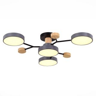 SLE6006-702-04 Светильник потолочный Серый/Серый LED 4*12W 3000K/4500K/6000K FAEMA-foto3