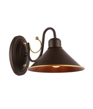 SLE120401-01 Светильник настенный Темно-коричневый/Черный E27 1*60W CIOLLA-foto3