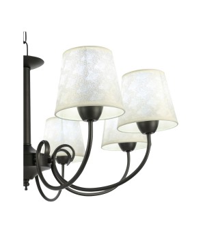 SLE120303-08 Светильник подвесной Темно-серый/Бежевый E14 8*40W RIMENTO-foto3