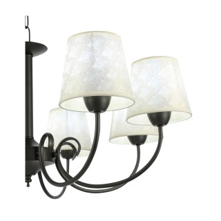 SLE120303-08 Светильник подвесной Темно-серый/Бежевый E14 8*40W RIMENTO-foto3