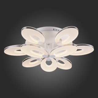 SL900.502.09 Люстра потолочная ST-Luce Белый/Белый, Хром LED 9*13W NOSTI-foto3