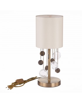 SLE107934-01 Прикроватная лампа Бронза/Бежевый E14 1*40W SEVILLA-foto2