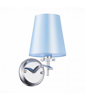 SLE105611-01 Бра Хром/Светло-голубой E14 1*40W PERAMONE-foto2