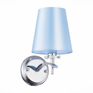 SLE105611-01 Бра Хром/Светло-голубой E14 1*40W PERAMONE-foto2
