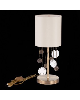 SLE107934-01 Прикроватная лампа Бронза/Бежевый E14 1*40W SEVILLA-foto4