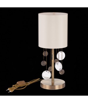 SLE107934-01 Прикроватная лампа Бронза/Бежевый E14 1*40W SEVILLA-foto4