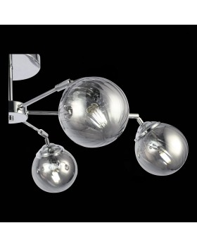 SLE102202-06 Люстра потолочная Хром/Дымчатый E14 6*40W FASIA-foto5