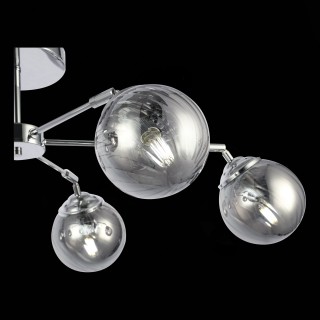 SLE102202-06 Люстра потолочная Хром/Дымчатый E14 6*40W FASIA-foto5