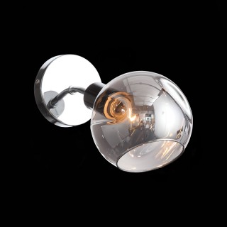 SLE155101-01 Светильник настенный Хром/Дымчатый E14 1*60W GENTORE-foto4