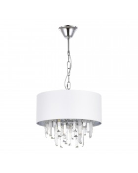 SLE1120-103-05 Светильник подвесной Хром/Белый E14 5*40W DAHLIA-foto2