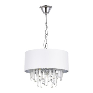 SLE1120-103-05 Светильник подвесной Хром/Белый E14 5*40W DAHLIA-foto2