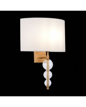 SLE105711-01 Бра Латунь, Прозрачный/Белый E14 1*40W RAMER-foto4