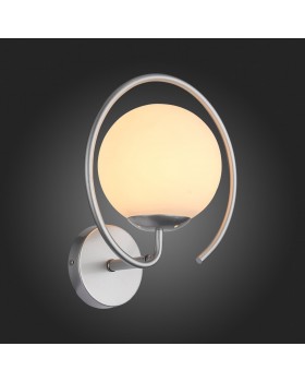 SL418.101.01 Бра Серебристый/Белый E27 1*60W GALIO-foto7