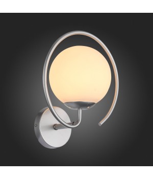 SL418.101.01 Бра Серебристый/Белый E27 1*60W GALIO-foto7