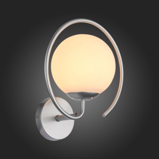 SL418.101.01 Бра Серебристый/Белый E27 1*60W GALIO-foto7