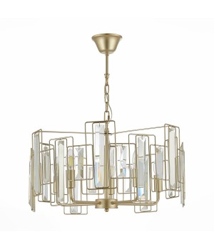 SLE103403-05 Люстра подвесная Шампань/Прозрачный E14 5*40W GIANO-foto2