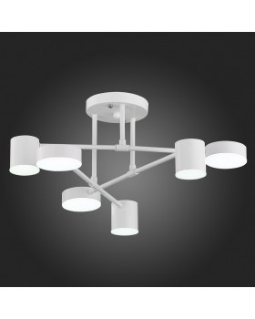 SLE201052-06 Люстра потолочная Белый/Белый LED 6*7W 4000K NOBEL-foto8