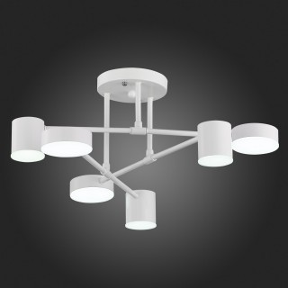 SLE201052-06 Люстра потолочная Белый/Белый LED 6*7W 4000K NOBEL-foto8