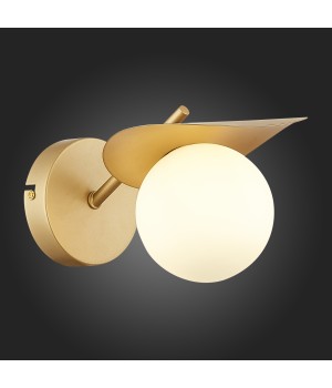 SLE220501-01 Бра Золотистый/Белый G9 1*5W BOLZANO-foto5