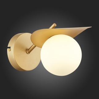 SLE220501-01 Бра Золотистый/Белый G9 1*5W BOLZANO-foto5