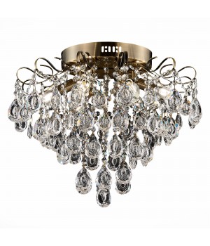 SLE160102-06 Светильник потолочный Бронза/Прозрачный E14 6*60W KAME-foto11