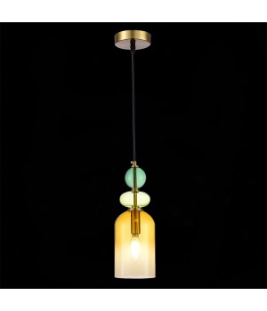 SL2000.213.01 Подвес ST-Luce Золотистый/Янтарный E14 1*40W GEA-foto4