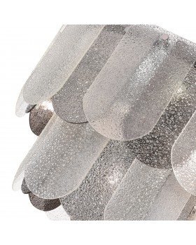 SLE1125-103-07 Светильник подвесной Хром/Прозрачно-Дымчатый E14 7*40W ERZO-foto3