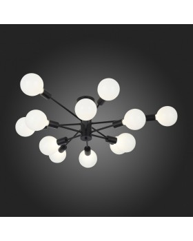 SL419.402.12 Люстра потолочная Черный E27 12*60W ANO-foto5