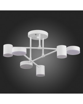 SLE201052-06 Люстра потолочная Белый/Белый LED 6*7W 4000K NOBEL-foto6