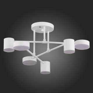 SLE201052-06 Люстра потолочная Белый/Белый LED 6*7W 4000K NOBEL-foto6