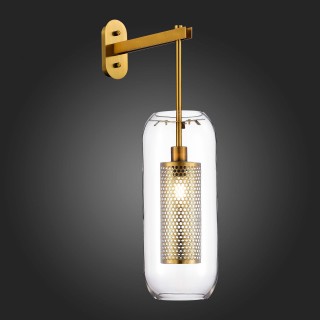 SL1048.301.01 Бра ST-Luce Латунь/Прозрачный E14 1*40W GERRIT-foto5