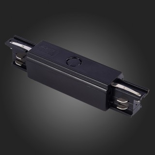 ST030.409.13 Центральный токоподвод для трехфазного шинопровода ST-Luce Черный Трехфазная трековая система-foto3