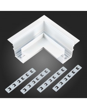 ST007.529.12 Угол-соединитель для встраиваемого магнитного шинопровода под ГКЛ 12мм ST-Luce Белый SKYLINE 48-foto3